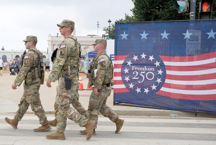 Democrat-led states criticized for Guard deployments to DC